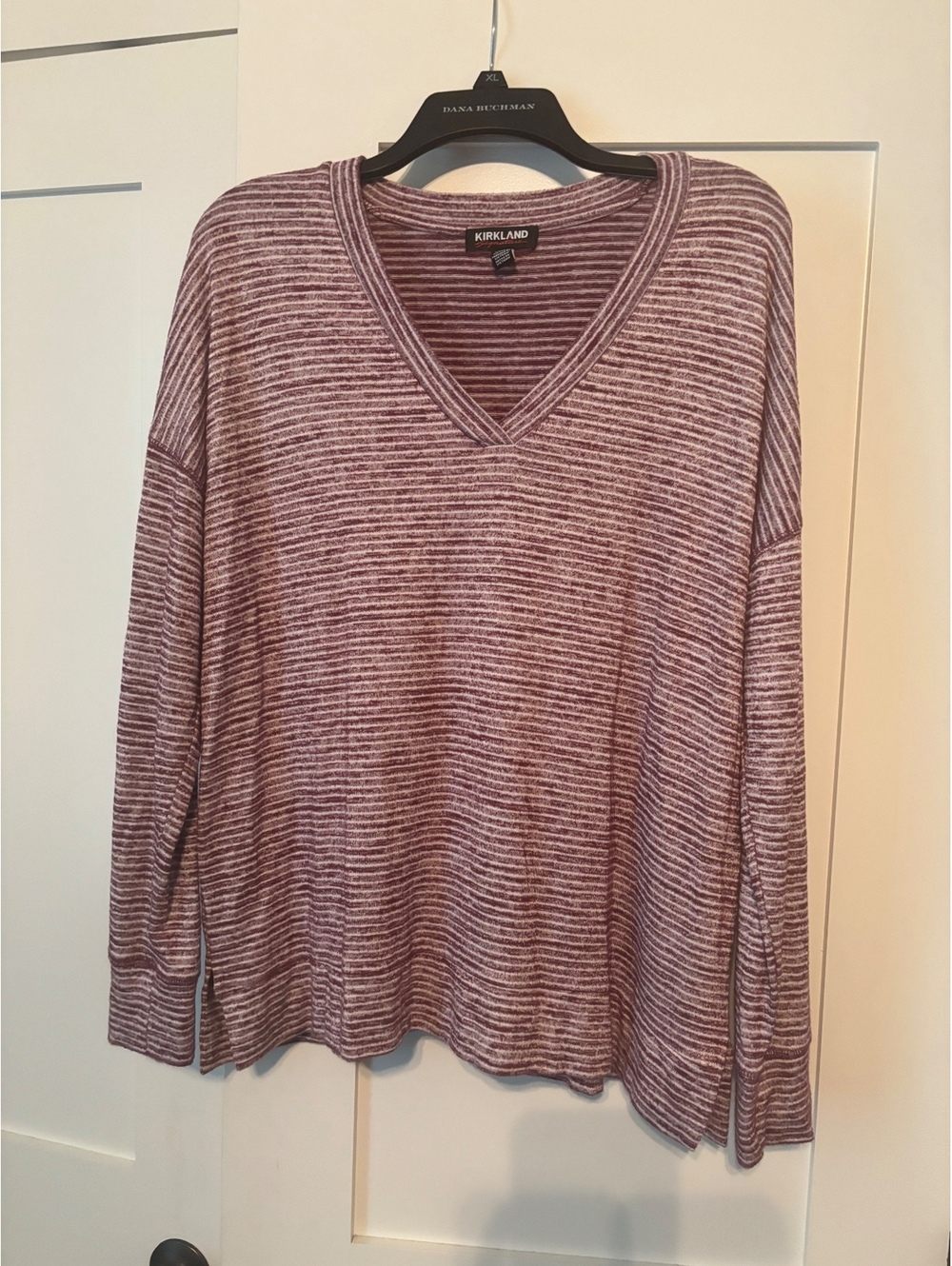 Long sleeved striped shirt